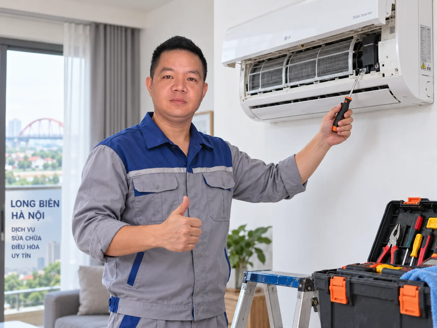 Sửa Chữa Điều Hòa Tại Long Biên Uy Tín