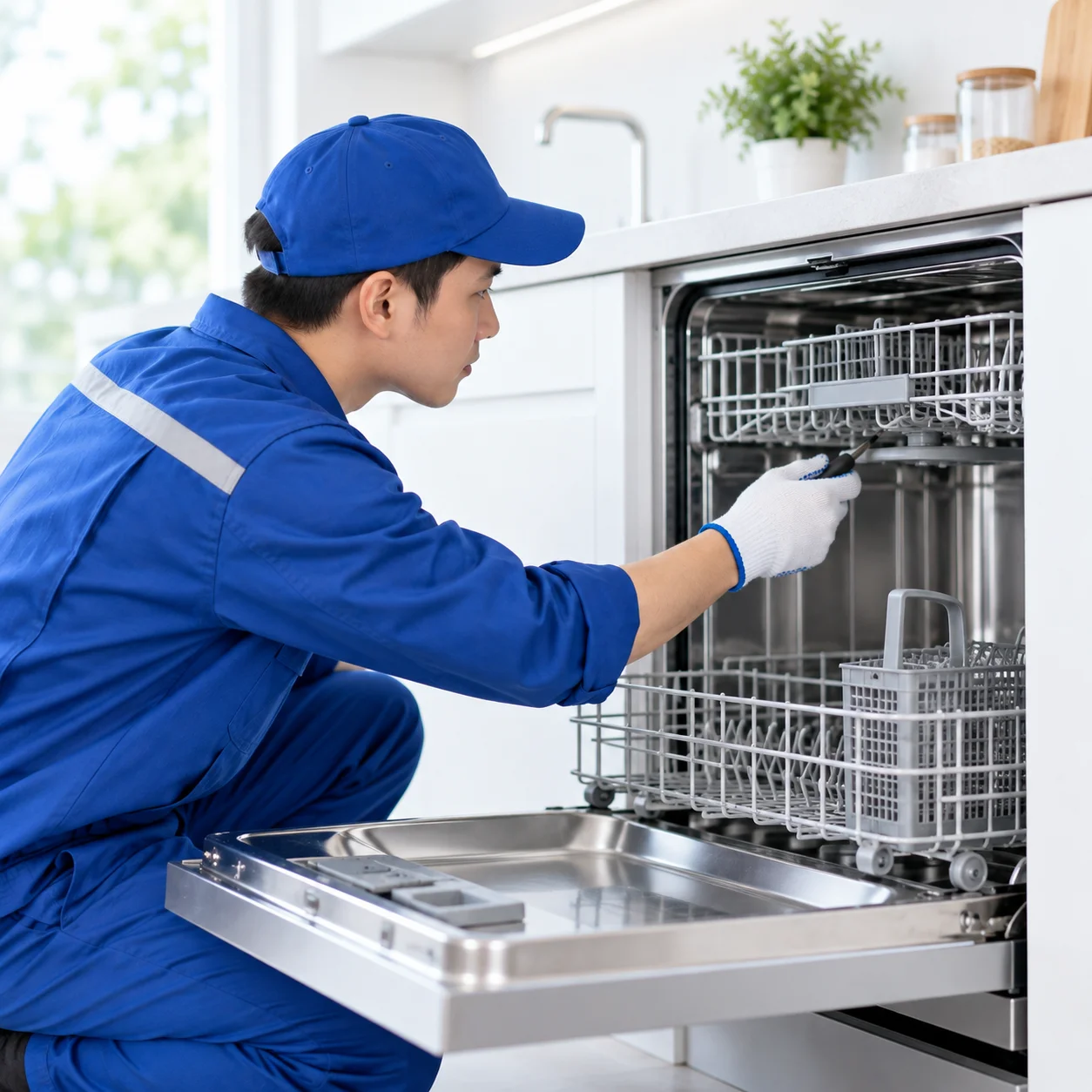 Thợ sửa máy rửa bát