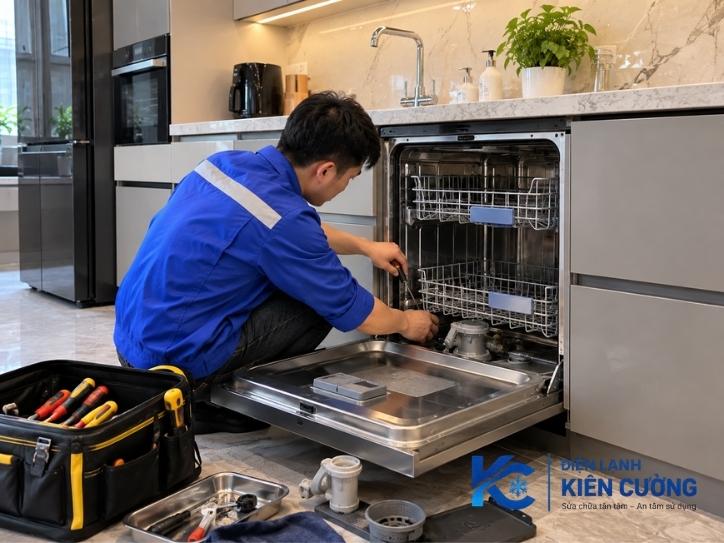 Trung tâm sửa máy rửa bát Whirlpool uy tín 