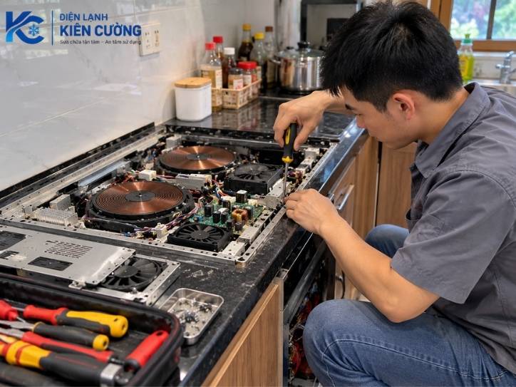 Sửa bếp từ Hafele tại nhà quy trình bài bản 