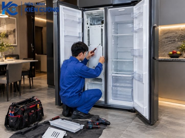 Dịch vụ sửa tủ lạnh Panasonic chuyên nghiệp 
