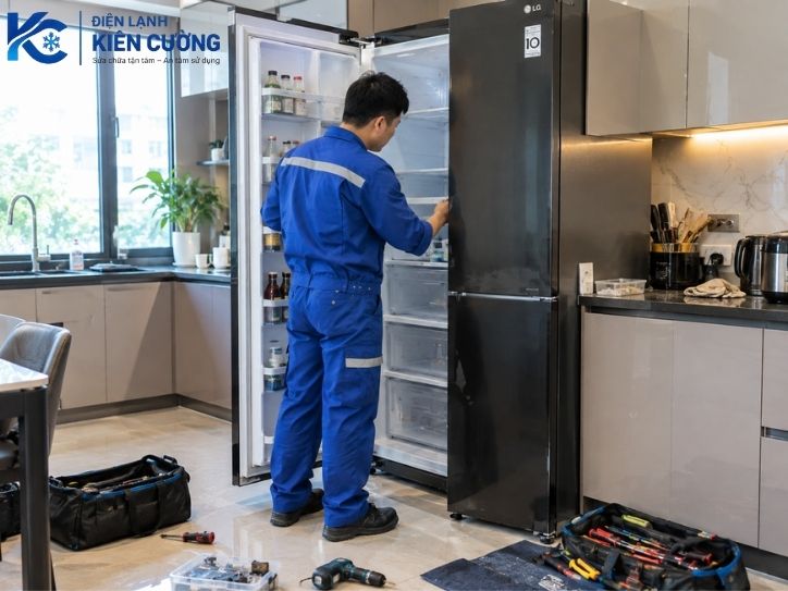 Sửa tủ lạnh LG tại nhà thợ giỏi hàng đầu